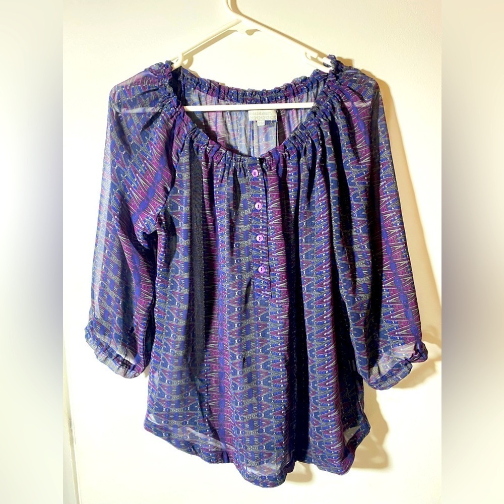 World Market Peasant Blouse S